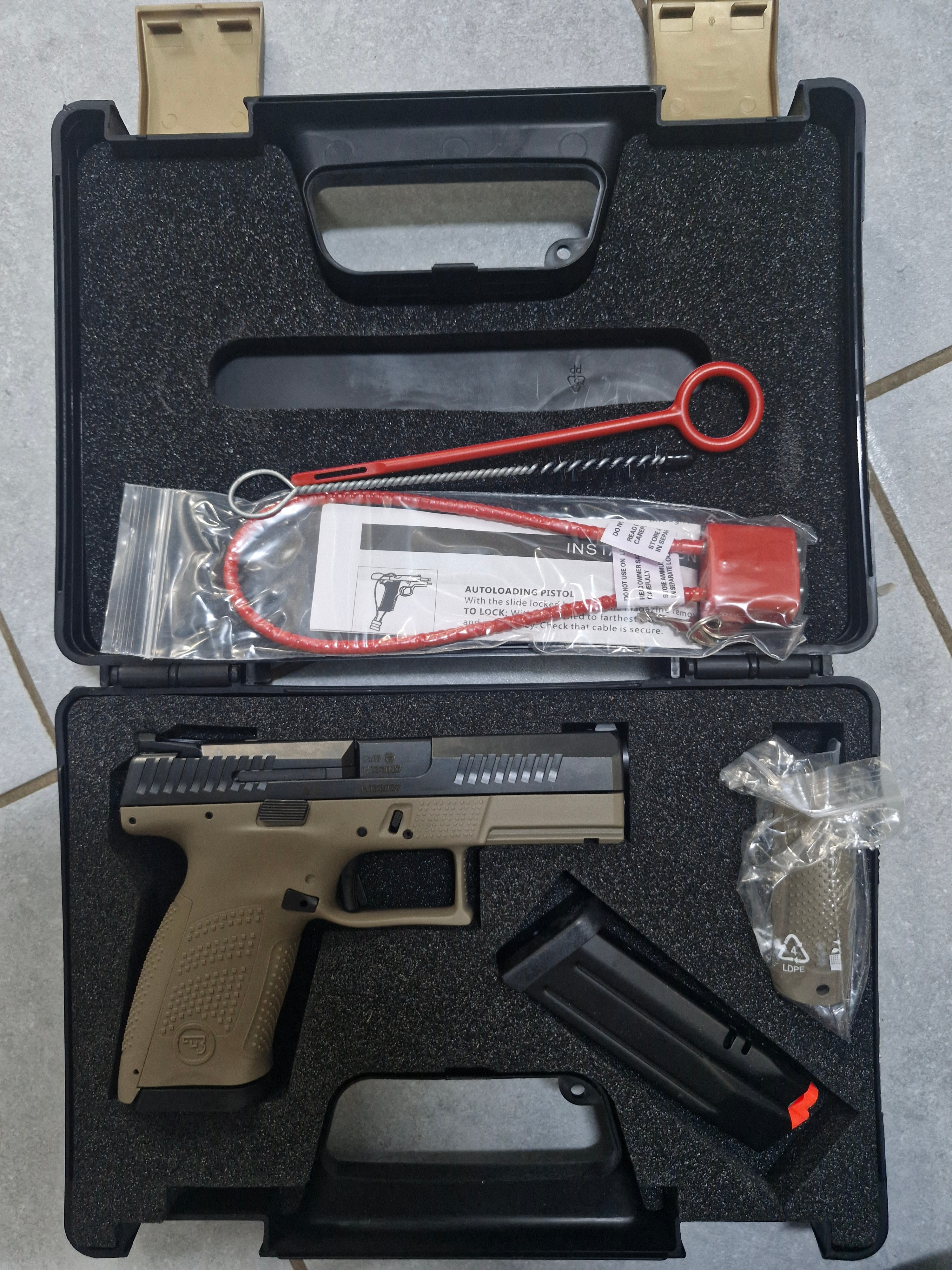 CZ P-10 semi auto handgun