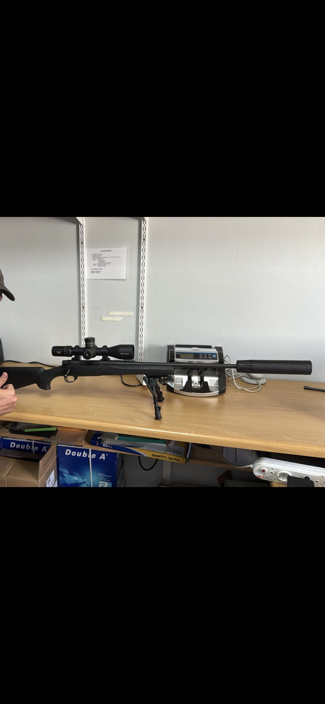 HOWA .270 WIN with scope,silencer and bipod