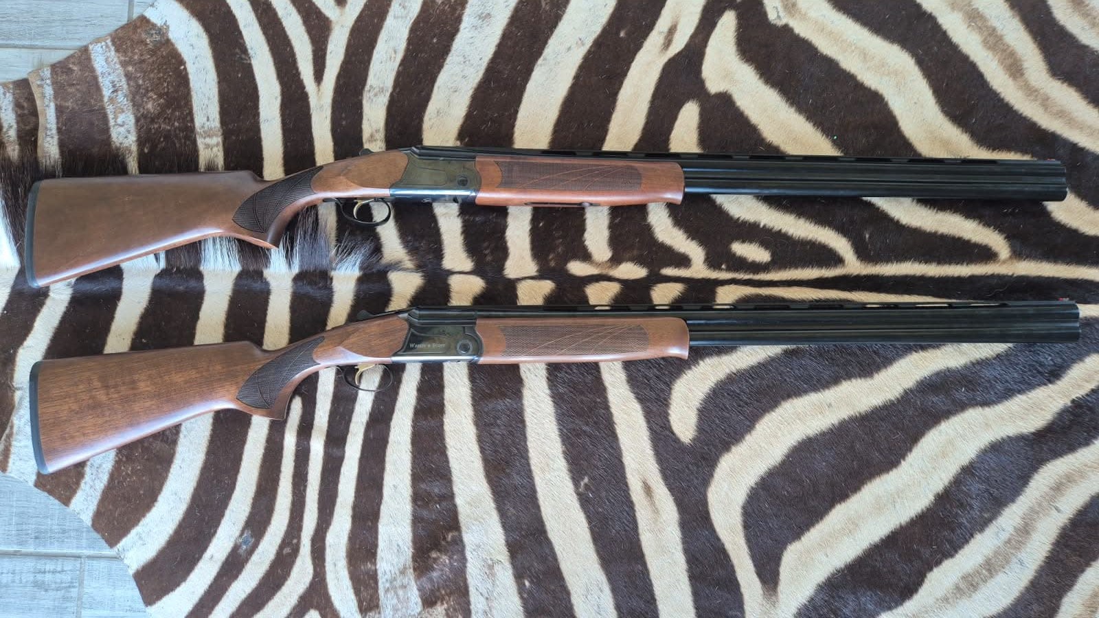 2 x Webley & Scott 12GA Shotguns