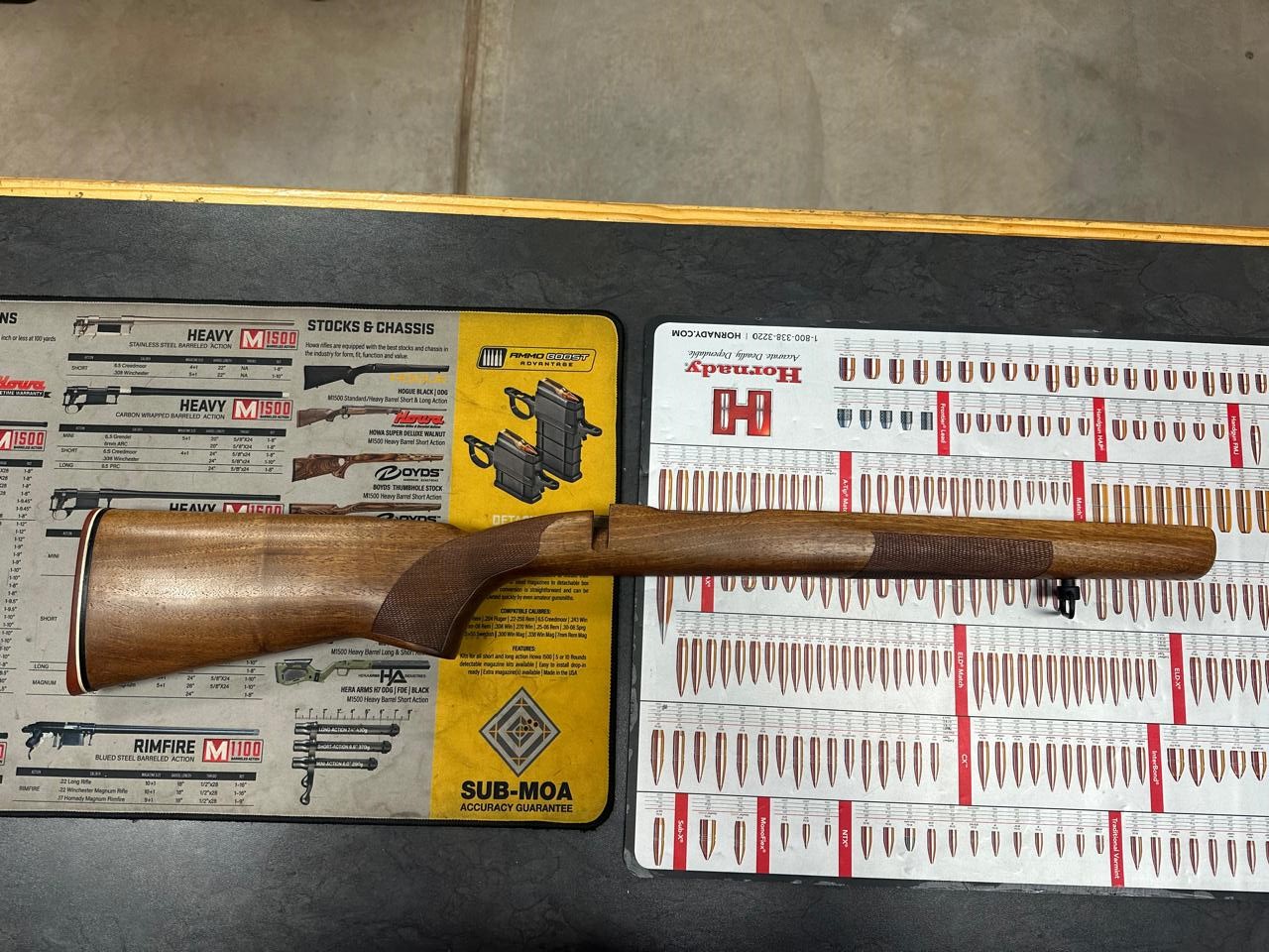 Single Shot RSA Action Wood Stock