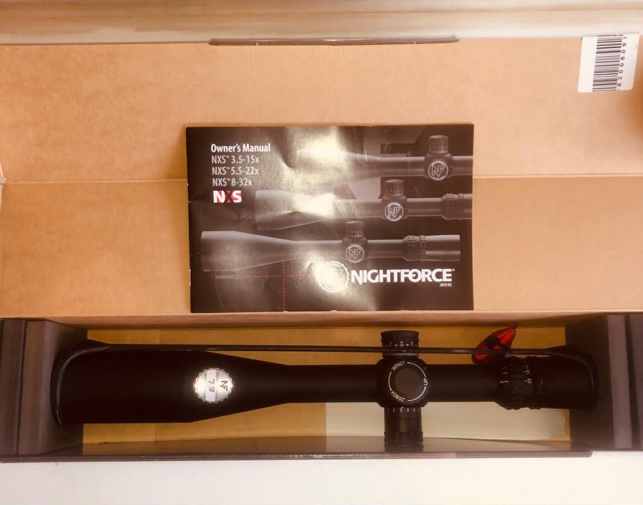 Nightforce NXS 5.5-22x50 - BRAND NEW