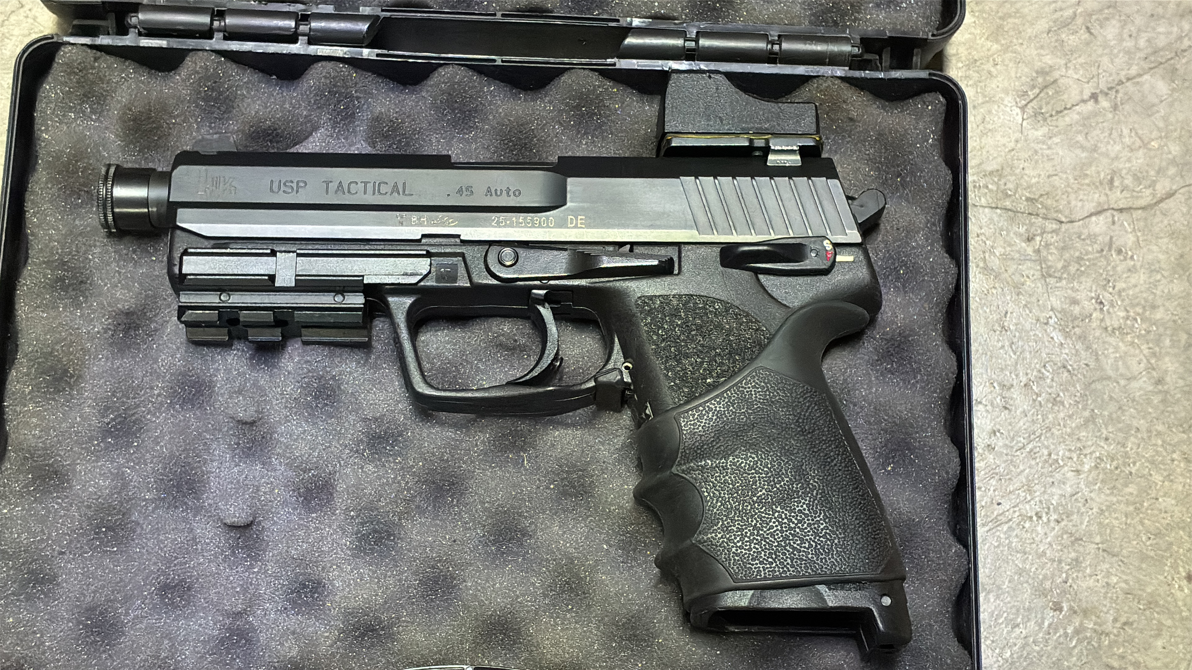 USP 45 Tactical with BNT suppressor