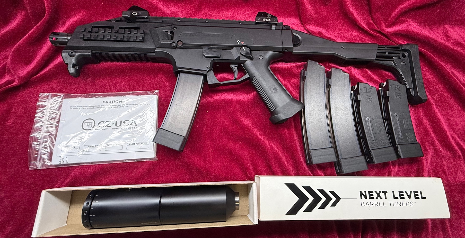 New and unfired CZ Scorpion 9mm Evo 3 - Image 5