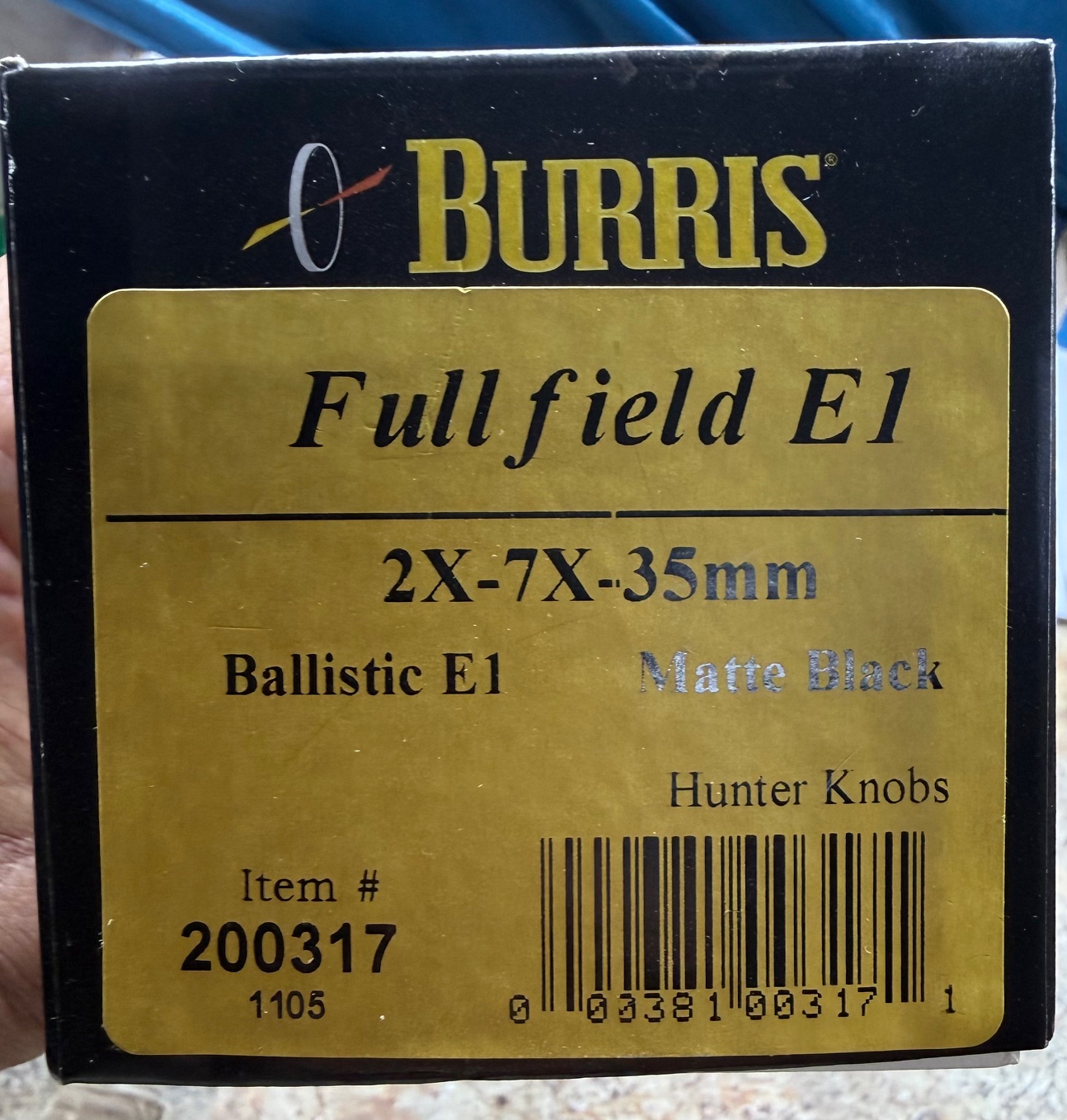 Burris Full field E1 Scope. NEW - Image 3